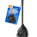 LOVLOY Toilet Plunger with Holder, Plunger with Unique Holder for 5.7inch Toilet Drain, Plungers for Bathroom with Holder, Toilet Plunger Heavy Duty (2, Black)