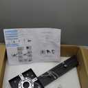 hesoge Modern Sputnik Ceiling Lights Black Semi Flush Mount Ceiling Fixture with Glass Globes 8 Light Large Chandelier for Dining Room Bedroom Living Room Kitchen Farmhouse.