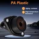 PCV Valve Positive Crankcase Ventilation Valve (with 8.8 Grade Bolts) Compatible with 3.6L V6 Dodge Challenger Charger 2011-2014 Wrangler 2012-2018 Ram 1500 2013-2019 Replace#: 68083202AC