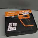 SEEKONE Heat Gun 1800W Heavy Duty Fast Heat Hot Air Gun Kit with 752&1112400-600 Dual-Temperature Settings and 4 Nozzles with Overheat Protection for Crafts, Shrinking PVC, Stripping Paint