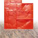 23.6" x 23.6" Concrete Mold Stamps - Multiple Patterns and Textures, Stone Texture, Outdoor Stone Forms