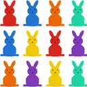 4 x 12Pcs Rabbit Decorative Knob Easter Cabinet Decorations for Kitchen