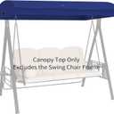 Porch Swing Canopy Replacement Top, Swing Chair Canopy Replacement for GT Porch Swing Model GCS00229C (Blue)