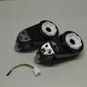 2 Pcs 24V Powered Wheels Motor Upgrade Gearbox for Ride On Toys 24v RS555 40000RPM High Speed Drive Engine Motor Upgrade Gearbox Replacement Parts