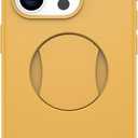 OtterBox iPhone 15 Pro (Only) OtterGrip Symmetry Series Case - Aspen Gleam (Orange), Built-in Grip, Sleek case, Snaps to MagSafe, Raised Edges Protect Camera & Screen