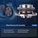 Autoround 513263 Front Wheel Hub and Bearing Assembly (ABS Encoder) Fit for Chrysler 200 2011-2014, Sebring/Cirrus 2007-2010, Dodge Avenger 2008-2014 5 Lug