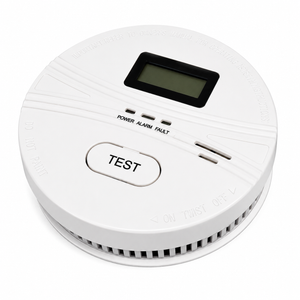 2 in 1 Home Safety Alarm with Digital Display and Test Button
