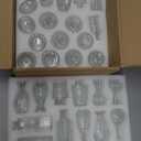 Yirilan Bud Vases Set of 32 PCS, Small Flower Vases for Table Centerpieces, Mini Vases for Single Stem Flowers, Glass Vases for Centerpieces, Wedding & Home Decor, Clear