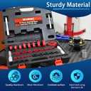 Bearing Press Kit, Bearing Race and Seal Driver Set, Bearing Race Punch Set with Seal Driver and Bearing Adapters, Bearing Seal Driver Kit (43 Piece Bearing Press Kit)