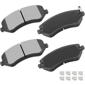 Cciyu D856 Front Ceramic Disc Brake Pads Kit Fit For Chrysler For Town & Country 2004-2007,For Voyager 2001-2003,For Dodge For Caravan 2001-2007,For Grand Caravan 2001-2004 4PCS
