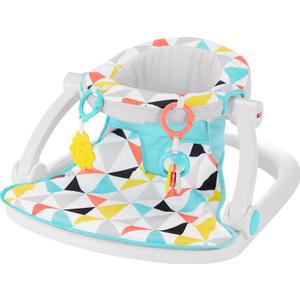 Fisher-Price Portable Baby Chair Sit-Me-Up Floor Seat with Developmental Toys & Machine Washable Seat Pad, Windmill