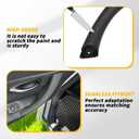 Black Car Door Handle Compatible with 3 Series E90 E91 323i 325i 328i 330i 335i 2006-2012 Interior Pull Door Handle Set Replace Car Door Handle Assembly