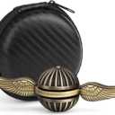 Umnodobn Brass Fidget Hand Spinner for Kids & Adults, Metal Finger Spinner Spinning Toys for Anxiety Relief, Reducing Boredom Cool Gadget Christmas Birthday Gifts Stocking Stuffer for Boys Age 3-12 (Bronze)