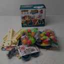 102pcs Kids Shopping Cart Trolley Play Set with Pretend Food and Accessories,Perfect for Ages 3+ Pretend Play and Role-Playing Games