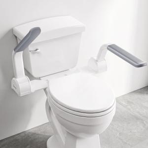 Gray Toilet Safety Rails, Assist Seat Handles for Seniors
Adjustable Safety Frame with Arms, Easy Installation, Sturdy Grab Bar Support for Elderly, Mobility-Limited