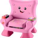 Fisher-Price Toddler Learning Toy Laugh & Learn Smart Stages Chair, Pink with Music Lights & Activities for Kids Ages 1+ Years