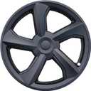 19 inch Wheel Covers for Tesla Model Y 2025Full-Edge Coverage Hubcaps Compatible with 2025 Tesla Model Y - 4 Covers per Package Rugged PC + ABS MaterialBaked Enamel (Matte Black)