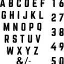 2 x 8 Inch Large Metal Letters, Modern House Address Numbers Letters, Metal Door Numbers, Large Black House Address Letter Number for Home Office Street Apartment Outside (&)