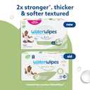 WaterWipes Sensitive+ Baby & Toddler Wipes, 3-In-1 Cleans, Cares, Protects, 99.9% Water, Textured Clean, Unscented & Hypoallergenic, 720 Count (12 Packs)