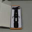 Petsaunter Dog Nail Grinder, 2-Speed and LED Light, Touch-Switch, TypeC, Quiet and Low-Vibration Dog Nail Trimmers, and 3 Ports for Large Dogs, Medium, Small Dogs Cats Pets with Hard or Thick Nail (Black)