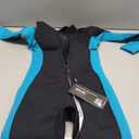 Hevto Kids Wetsuit for Boys Girls Toddler Youth 3/2mm Neoprene Full Wet Suits in Cold Water for Swimming Surfing Diving (10, K1-2mm-Front Zip-Green)