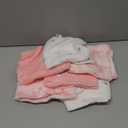 GLLQUEN BABY Receiving Blanket Boy Cotton Muslin Swaddle Blankets Girl Newborn Squares Breathable & Soft Thin Baby Blankets Cloths Double Absorbent Infant Swaddling Wrap - 6 Pack (Rosebud)