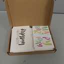 Juvale Birthday Cards Bulk - 48-Pack, 4 x 6 In White With Envelopes - Blank Inside & Assorted Candle & Balloon Designs for Employees, Kids & Friends - Modern Greeting Cards