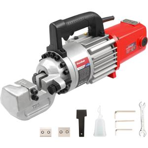 1" Electric Hydraulic Rebar Cutter 2-3S Cutting Speed Portable Rebar Cutter Cutting Rebar 4-25mm #8 120v/60hz (RC25)