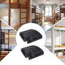 Rubber Loft Steps for College Dorm Beds, Bunk Bed Ladder Pads with Anti-Slip & Ergonomically Designed Surface, Foot Support Cushion for Pain Relief, Noise Reduction & Easy Snap-On Design2 PCS