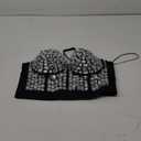 Charmian Women's Punk Rhinestone Push Up Bra Clubwear Party Bustier Crop Top (Large)