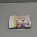 Amerdeco 10 Pack Champagne Bronze Cabinet Knobs 1.46 Inch (37mm) Solid Gold Kitchen Cabinet knobs Rectangle Brushed Brass Drawer Knob for Bathroom Cabinets ZH00013