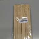 Wood Strips Slats Wooden Dowels for Crafts 1/2"x 1" x 12", 10 PCS Decorative Wood Trim Planks for Wall, Square Wooden Sticks for Crafting, Unfinished Pine Lumber Pieces for Woodworking Models Making