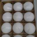 LYOBATH 12 Pack 2 Inch Floating Candles for Centerpieces,White Small Floating Candles for Cylinder Vases, Centerpieces at Wedding, Party, Pool, Holiday