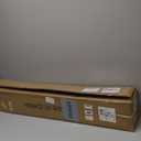 2 Pack Artificial Camellia Tree 42" Faux Floral Trees with 36 Red Blooming Flowers Tall Camellia Plant in Cement Pot with Dried Moss for Porch Front Door Office Shop Home Room