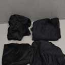 ZATOOTO Suede Car Window Shades 4PCS - Car Window Covers for Ultimate Privacy, UV Protection, and Heat Insulation, Side Window Sun Shade Perfect for Camping, Travel, Baby Safety, and Daily Use (Black Suede FlatFull Set 4PCS)