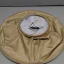 GO&SO Bell Lamp Shades Gold Medium Lamp Shade 6" Top x 13" Bottom x 9.8" High(Spider) Side Ribbing Hand Crafted Replacement Lampshade, Traditional Fabric Lamp Shade for Table Lamp,Floor Lamp