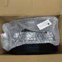 FLOWERCAT 100PCS Clear Blue Plastic Plates - Heavy Duty Plastic Plates Disposable -Straw hat plate for Birthday party &Wedding - Serve for 50Guests Party, 10 Inch & 7 Inch, Blue