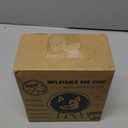 Supet Raised Inflatable Dog Cone Collar to Stop Licking, Soft Dog Cone Alternative After Surgery, Doggie Neck Donut Collar for Small Medium Large Dogs,  Donut Pink, L(Neck 12"-16")