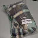 Women's Lapel Pocket Plaid Shirt Casual Plaid Soft Button Down Tops Shirts Fall Trendy Loose Boyfriend Blouses, Size M