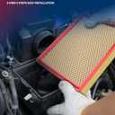 KAX Engine Air Filter, CA12166 Replacement for Traverse 2018-2023, Blazer 2019-2023, Acadia 2017-2023, XT5 2017-2024, XT6 2020-2024, Enclave, Advanced Air Filter Media, Increased Acceleration
