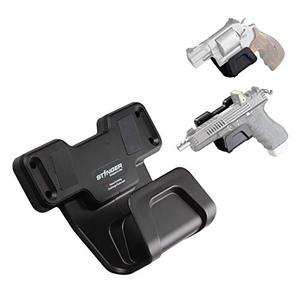 Sgorlds Magnetic Car Gun Mount, Gun Holder Rack with Safety Trigger Guard Protection, Easy Conceal in Vehicle, Truck, Safes, Walls, Heavy Duty Car