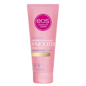 eos Cashmere Skin Collection Post-Shave Smooth Body Cream- Vanilla Cashmere, 72-Hour Hydration, Nourishing, Body Care, Shea Butter, 7 fl oz (7 Ounce (Pack of 1)
