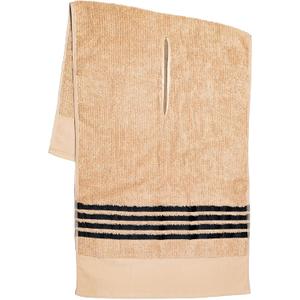 The Tour Towel | Large Golf Caddy Towel Terry Cloth, Absorbent 19" x 44", Center Cut, Perfect Hang Golf Cart Accessory and Golf Bag