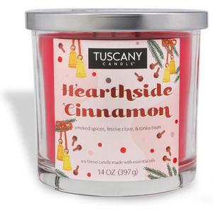 Tuscany 14 oz Jar Candle Heart Cinnamon