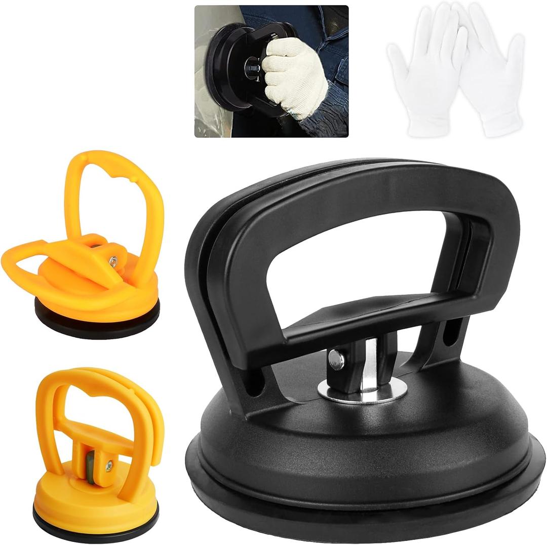 3Pcs Car Dent Puller,Powerful Car Dent Suction Puller, Fast Repairs Minor Car Dents, Dent Remover Tool for Car,Hail Damage, Lifts Glass, and Moves Objects