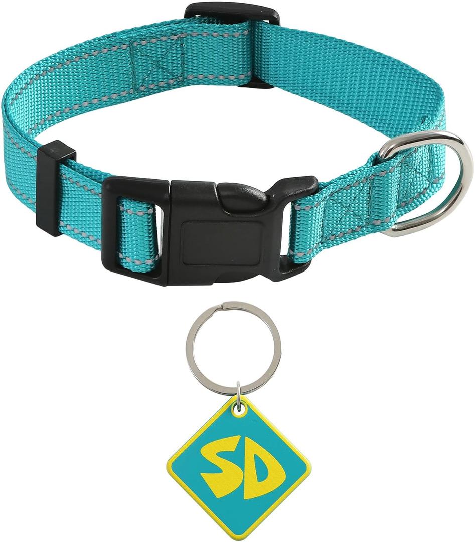 Dog Halloween Costume SD Tag with Nylon Adjustable Collar for Small Medium Large Puppy Funny Pet Cosplay Supplies L