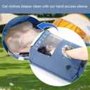 Wash Bag Portable Washing Machine for Camping Travel Laundry Washing Clothes Manual Washer Dry Bags Hand Wash for Outdoor Traveller RV Backpacking Adventures Cruise and Vacation Essentials, 2.6 gallons