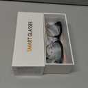 AI Smart Glasses with Camera, 8MP Anti-Shake Camera Glasses for Men Women, 1080P Video Recording Sunglasses, GPT Identify Objects, AI Translation, 290mAh Bluetooth Audio Glasses for Travel/Work/Vlog