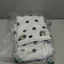 MYSKY HOME 100% Blackout Curtains for Bedroom Total Light Blocking Curtains 95 Inch Extra Long Room Darkening 2 Panels Grommet Sliding Door Privacy Window Drapes with Black Pom Pom Sheer 52" x 95"