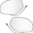 Left and Right Side Heated Mirror Glass with LED Turn Signal 2007-2014 Replacement for Cadillac Escaladeb Chevy Avalanche GMC Sierra Yukon 1500 2500 2500HD 3500HD GM1324138 GM1325138